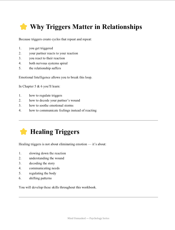 Emotional Control & Self-Awareness Guide