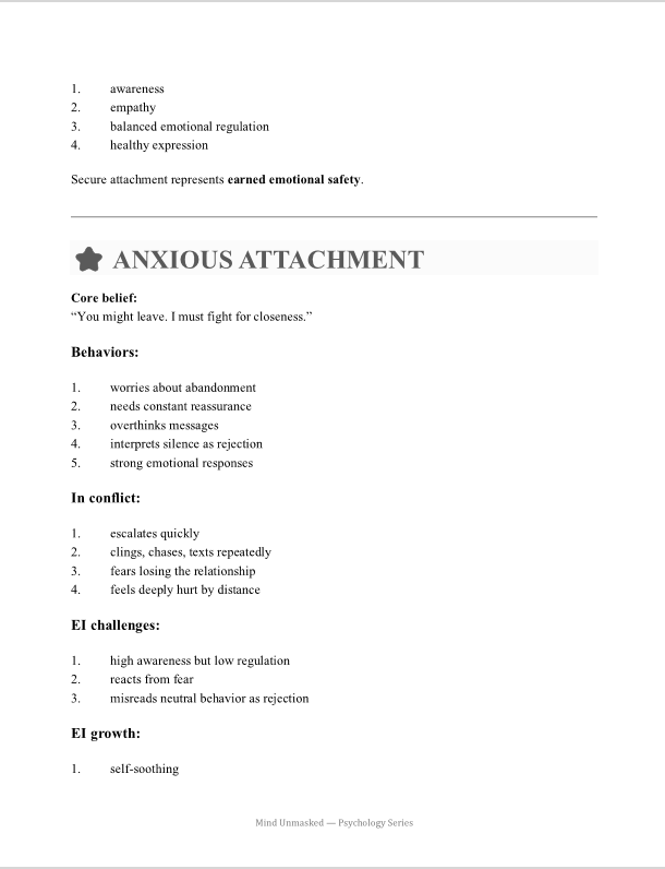 Emotional Control & Self-Awareness Guide