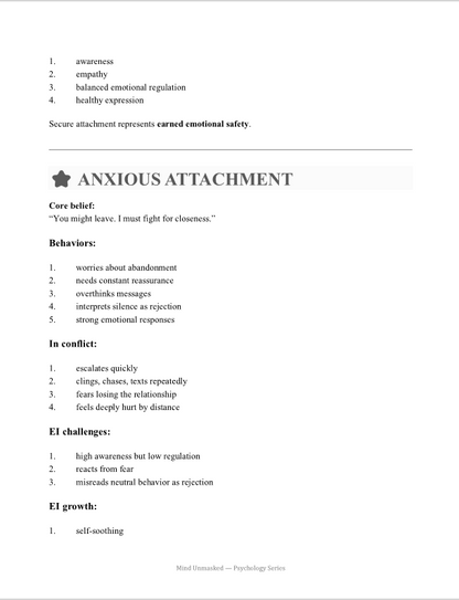 Emotional Control & Self-Awareness Guide