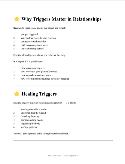 Emotional Control & Self-Awareness Guide