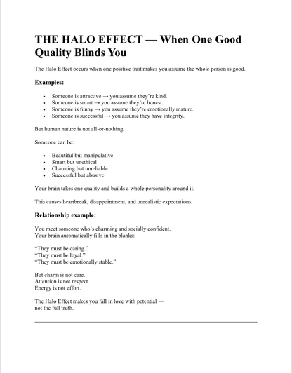 Outsmarting Manipulation Learn the hidden psychological tricks people use — and how to protect your mind.