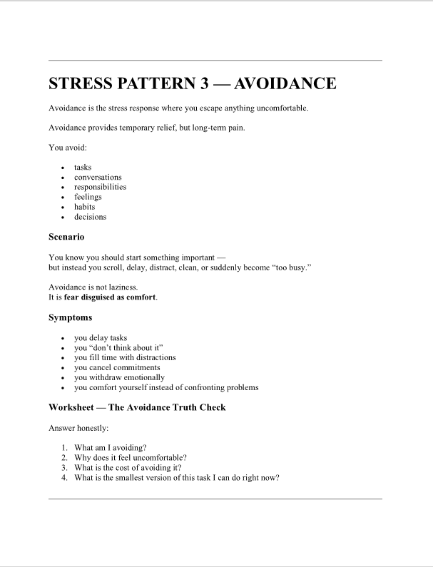 Overcoming Stress & Negative Thinking