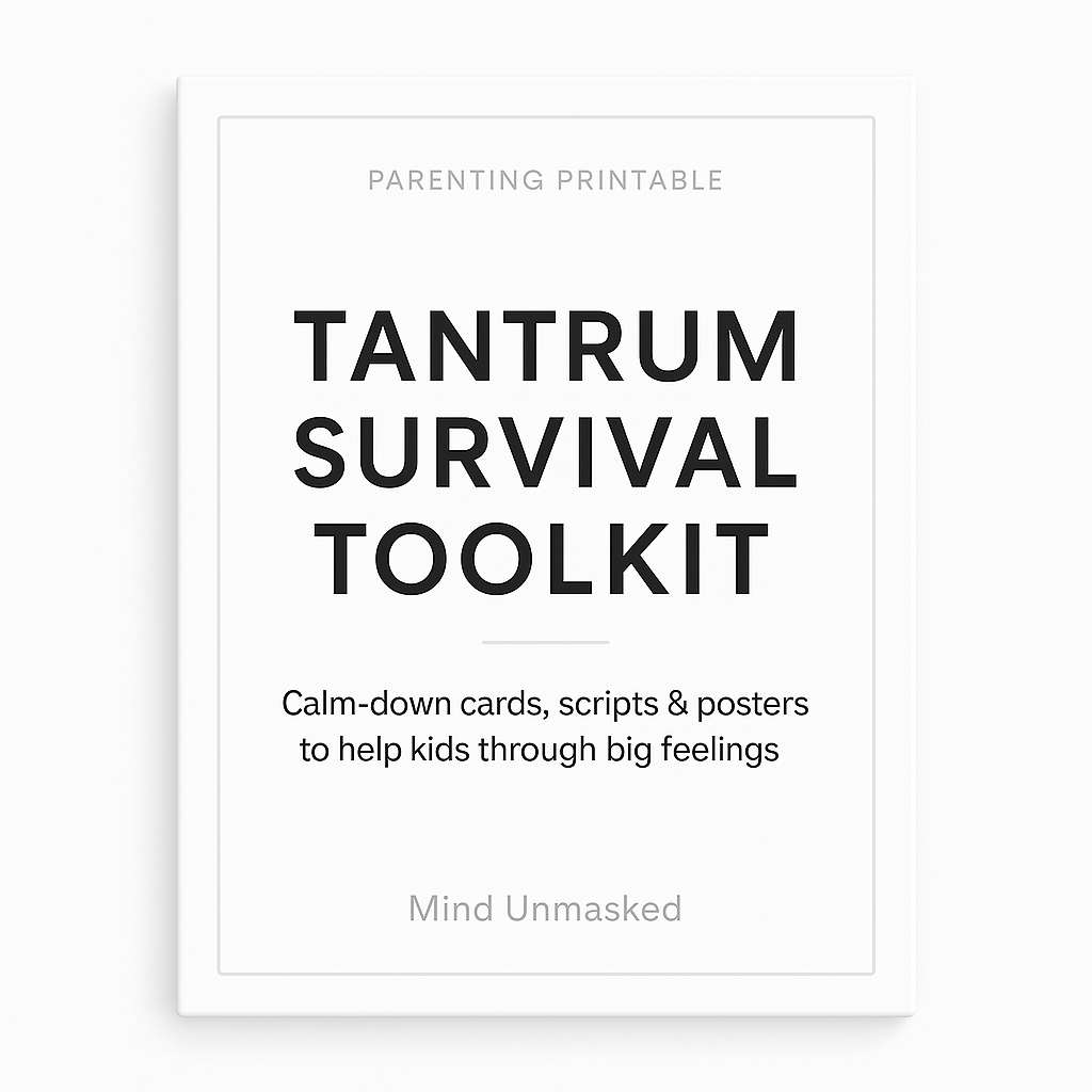 The Tantrum Survival Toolkit (Printable Parenting Guide)